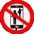 Klebefolie Fotografieren mi Smartphone verboten