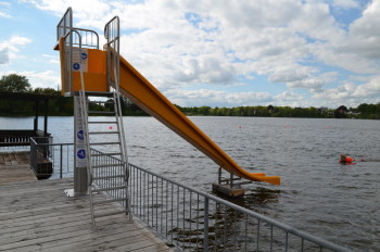 3 m Wasserrutsche Naturbad Marli Luebeck