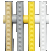 Rollrost gerundete Profiloberseite